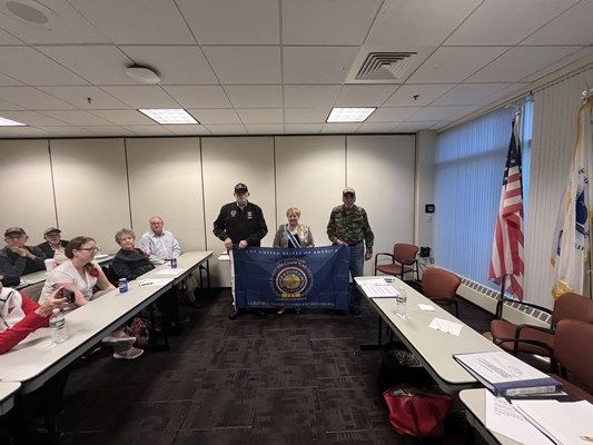 Honorary Partner ceremony for MA VVA Chapter 207 by the MA New Bedford Chapter NSDAR.